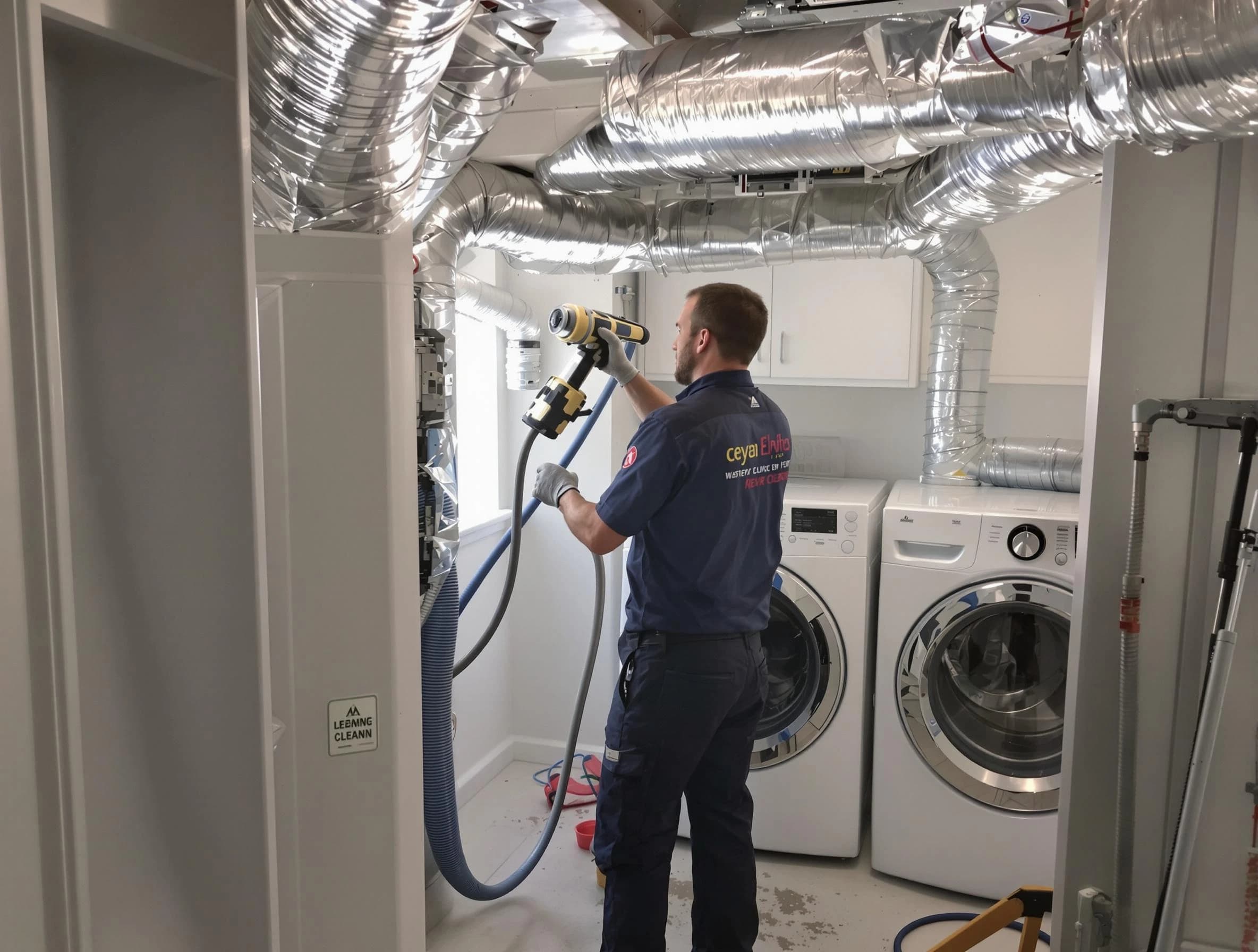 Welby Dryer Vent Cleaning specialist using advanced equipment for thorough duct cleaning in Welby