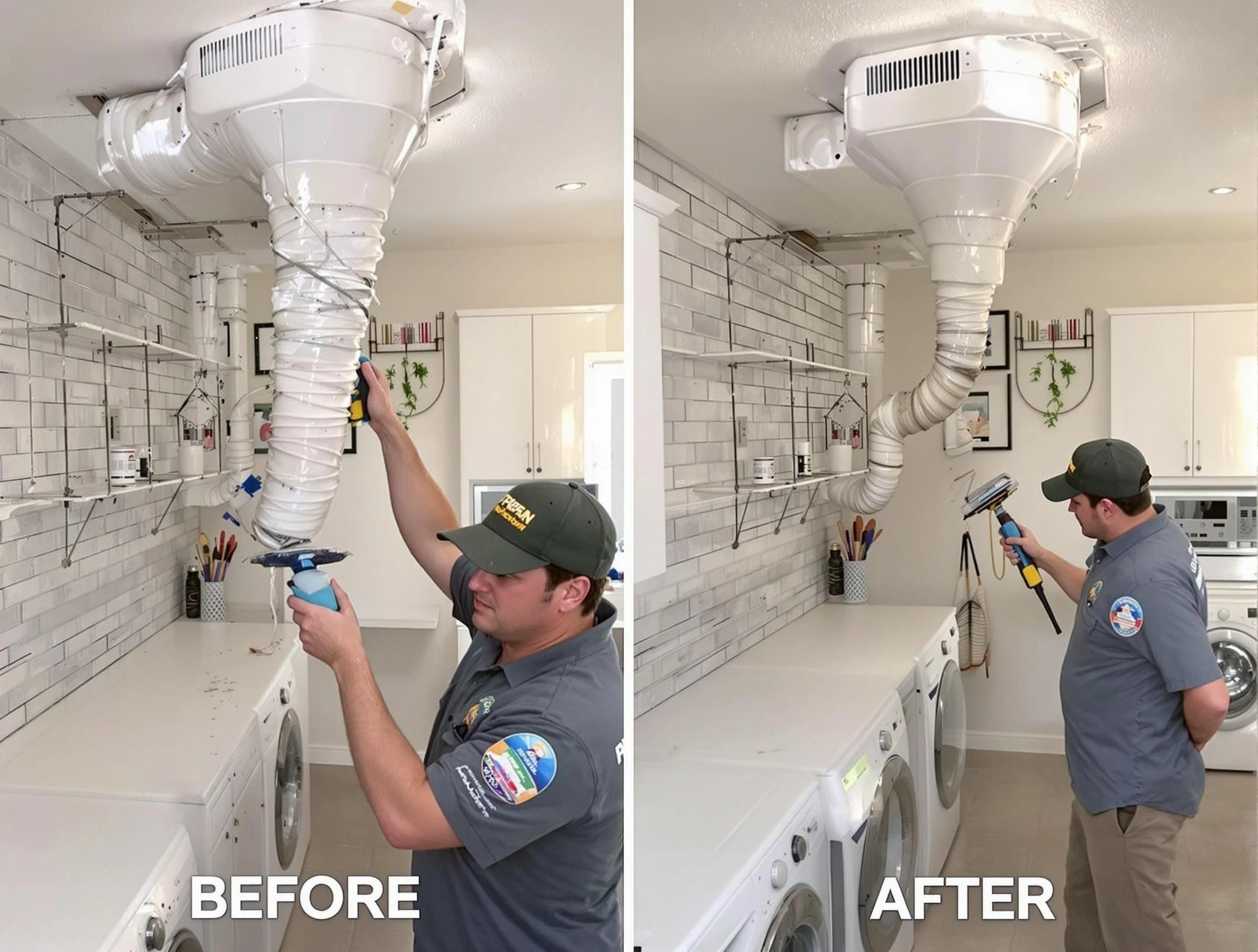 Professional dryer exhaust vent cleaning by Welby Dryer Vent Cleaning in Welby