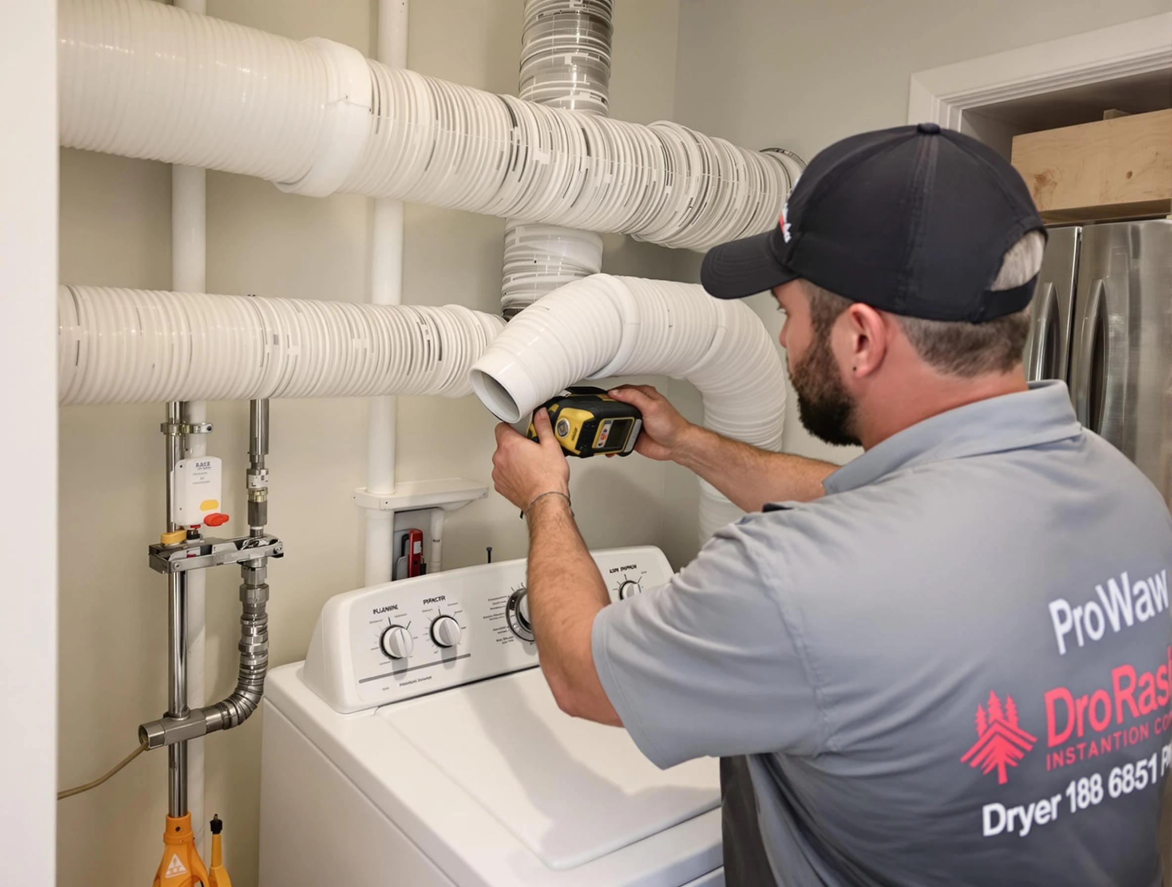 Professional dryer vent hose installation by Welby Dryer Vent Cleaning in Welby